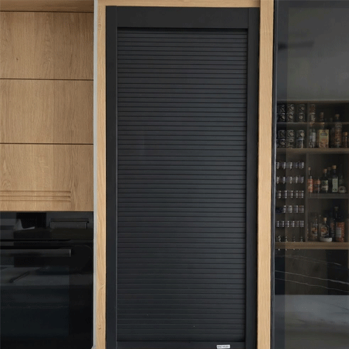 Sleek Kitchen Rolling Shutter